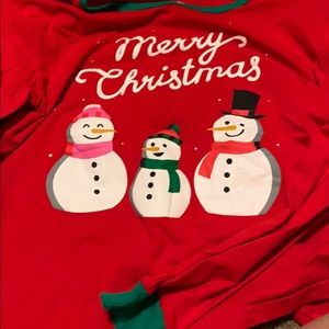 Christmas kids pj shirt